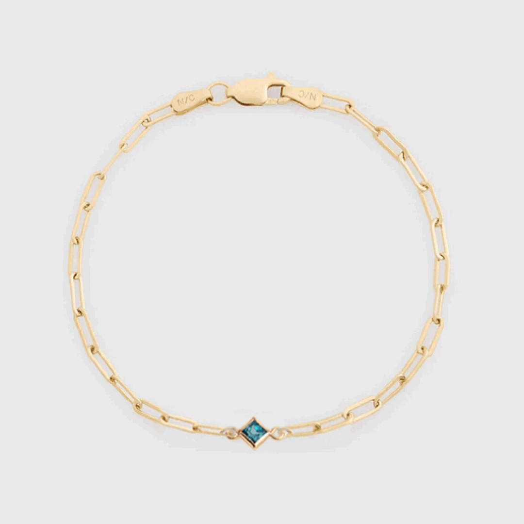 custom birthstone bracelet