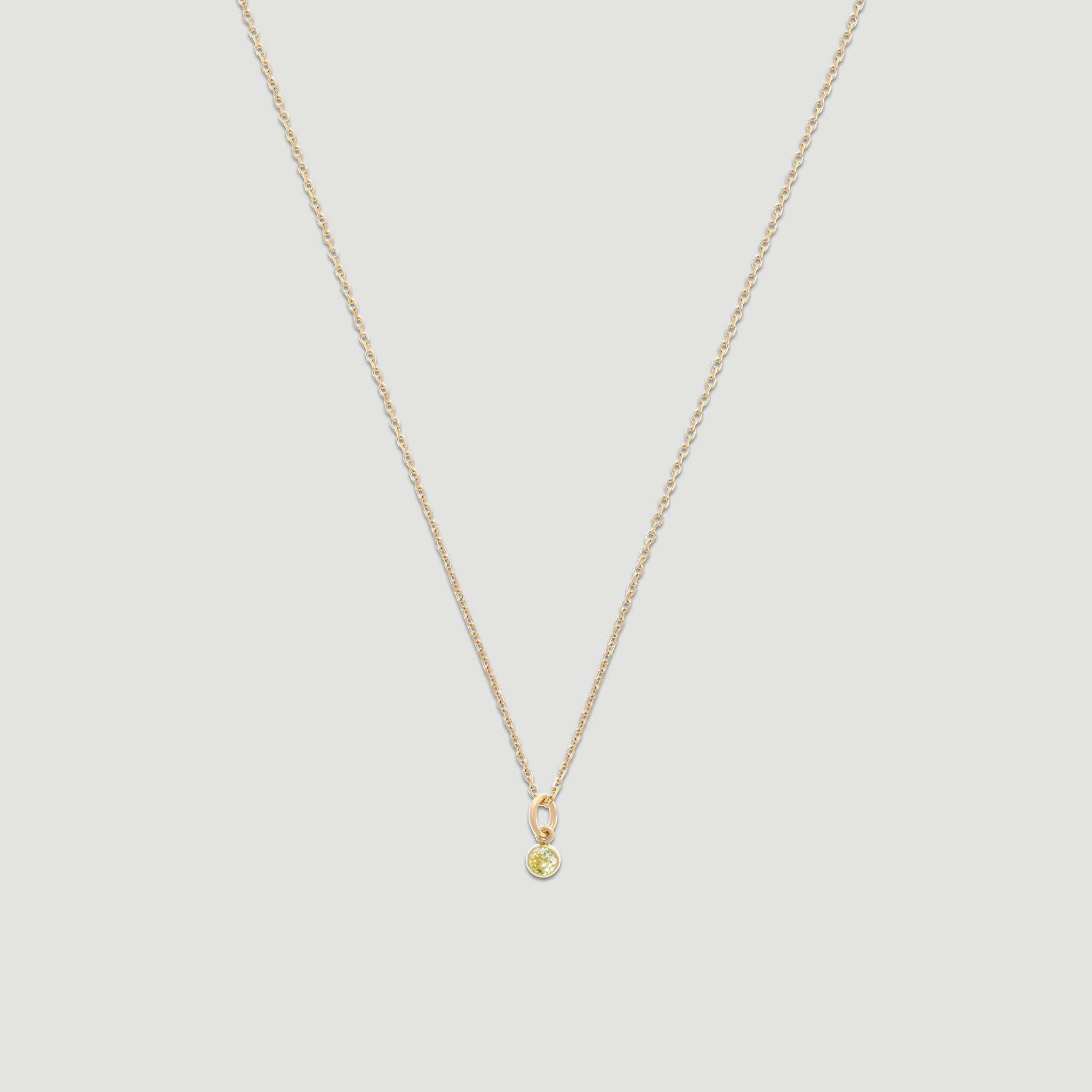 14k birthstone necklace (all 12 months)