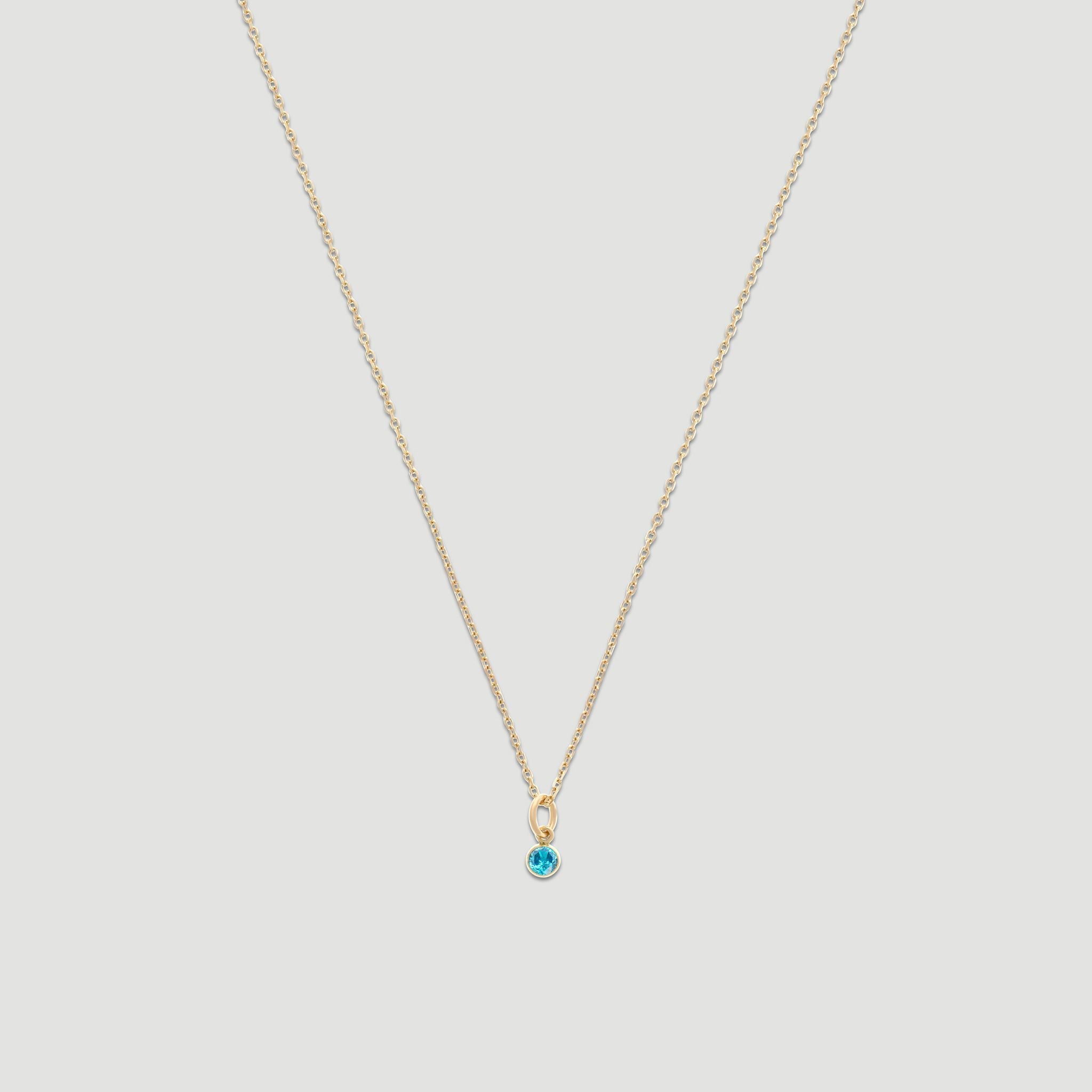 14k birthstone necklace (all 12 months)