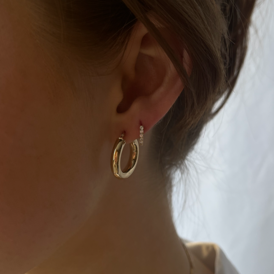 14k sophie hoops (20mm)