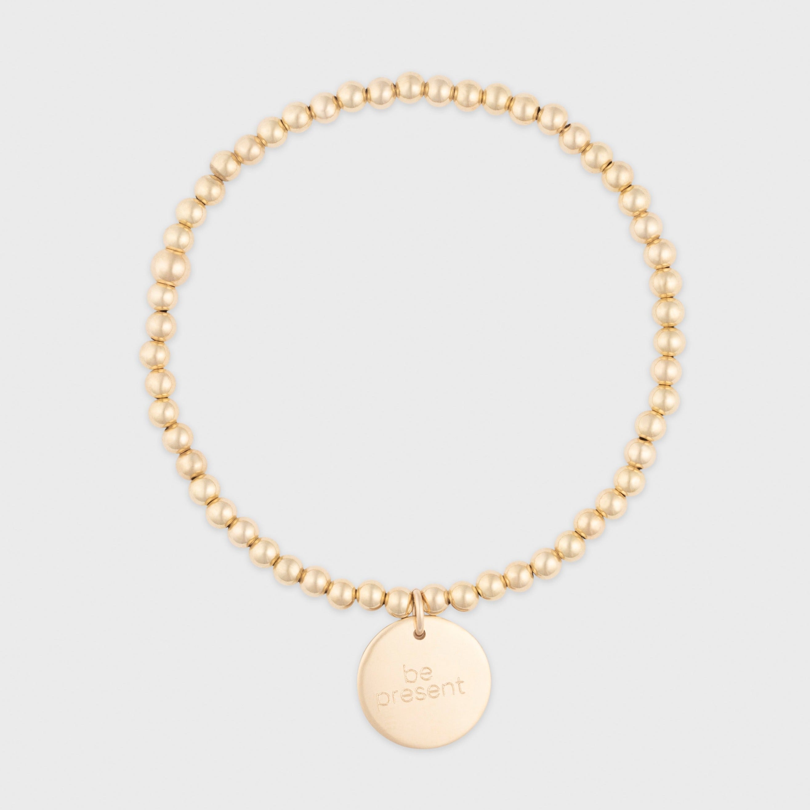 be present juno bracelet (3mm)