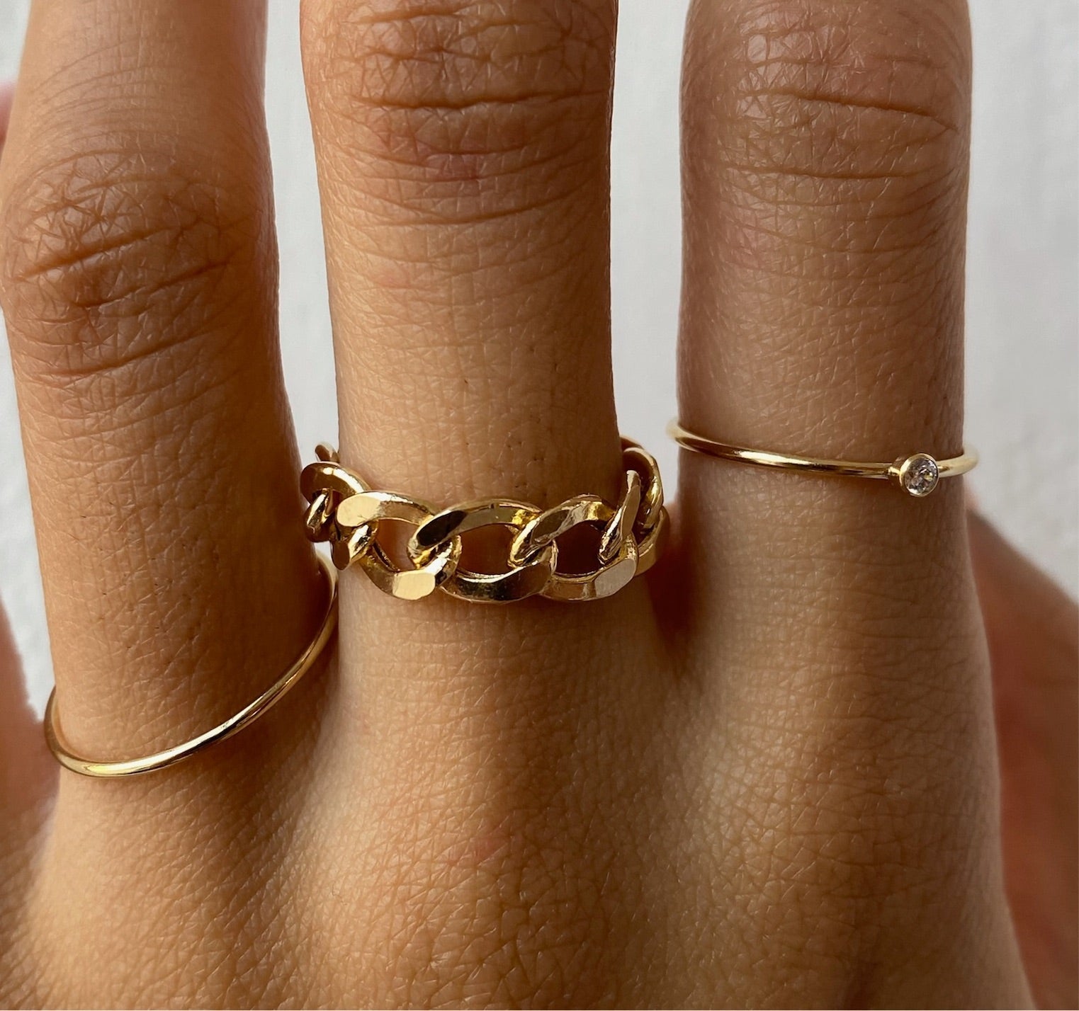 14k bold chain ring