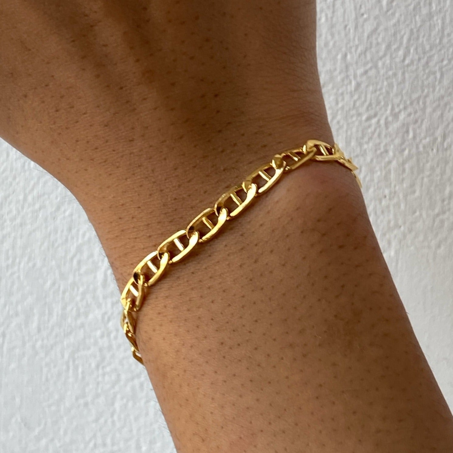 14K Gold Tina Link Bracelet