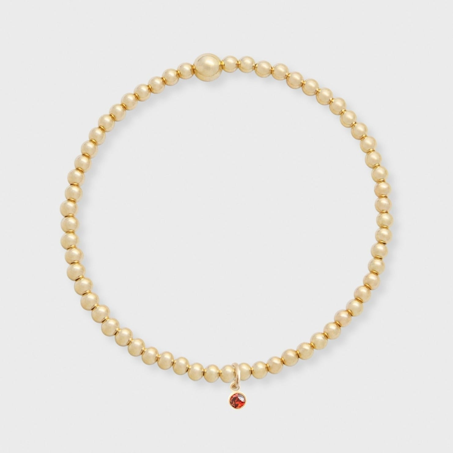birthstone juno bracelet (3mm)