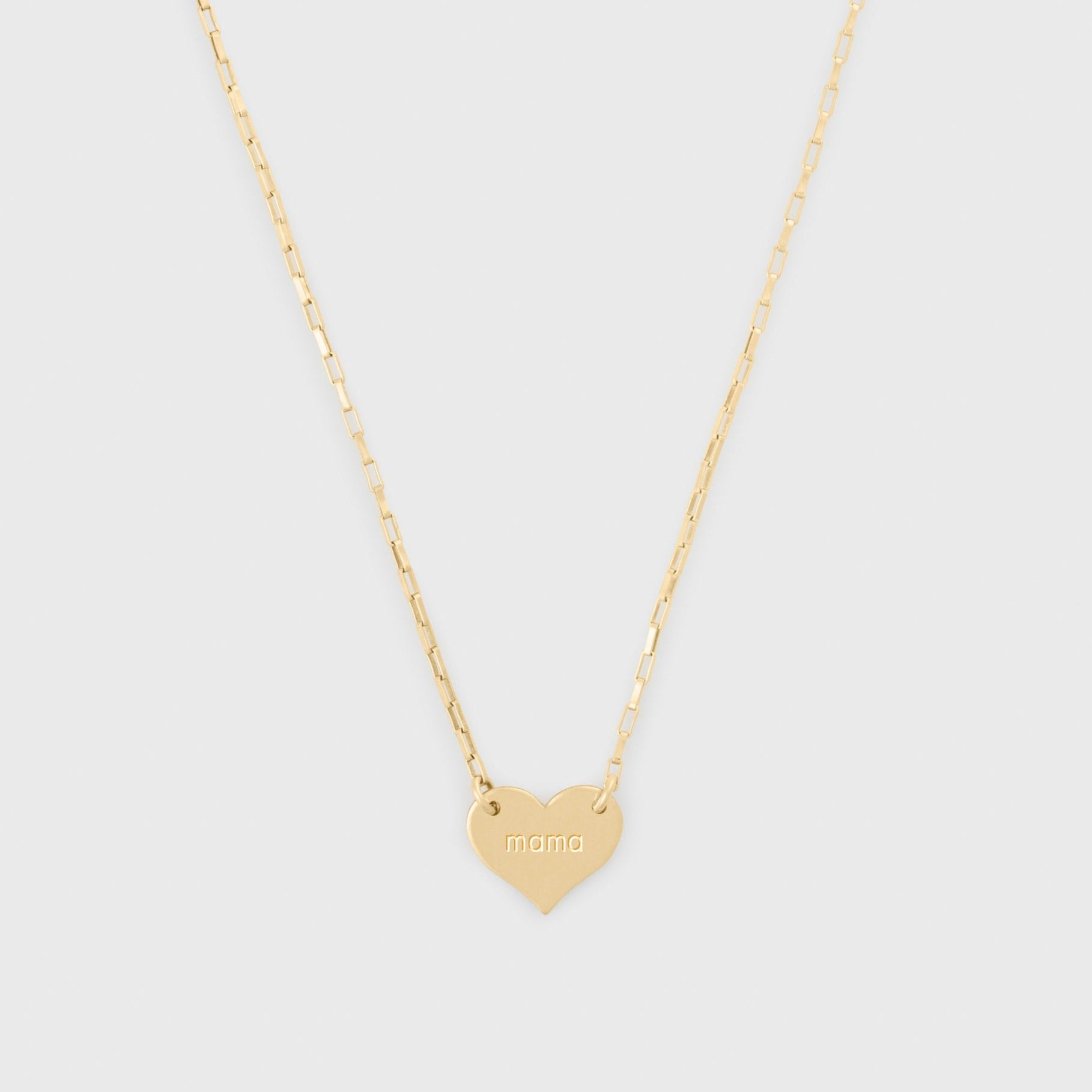 mama heart necklace