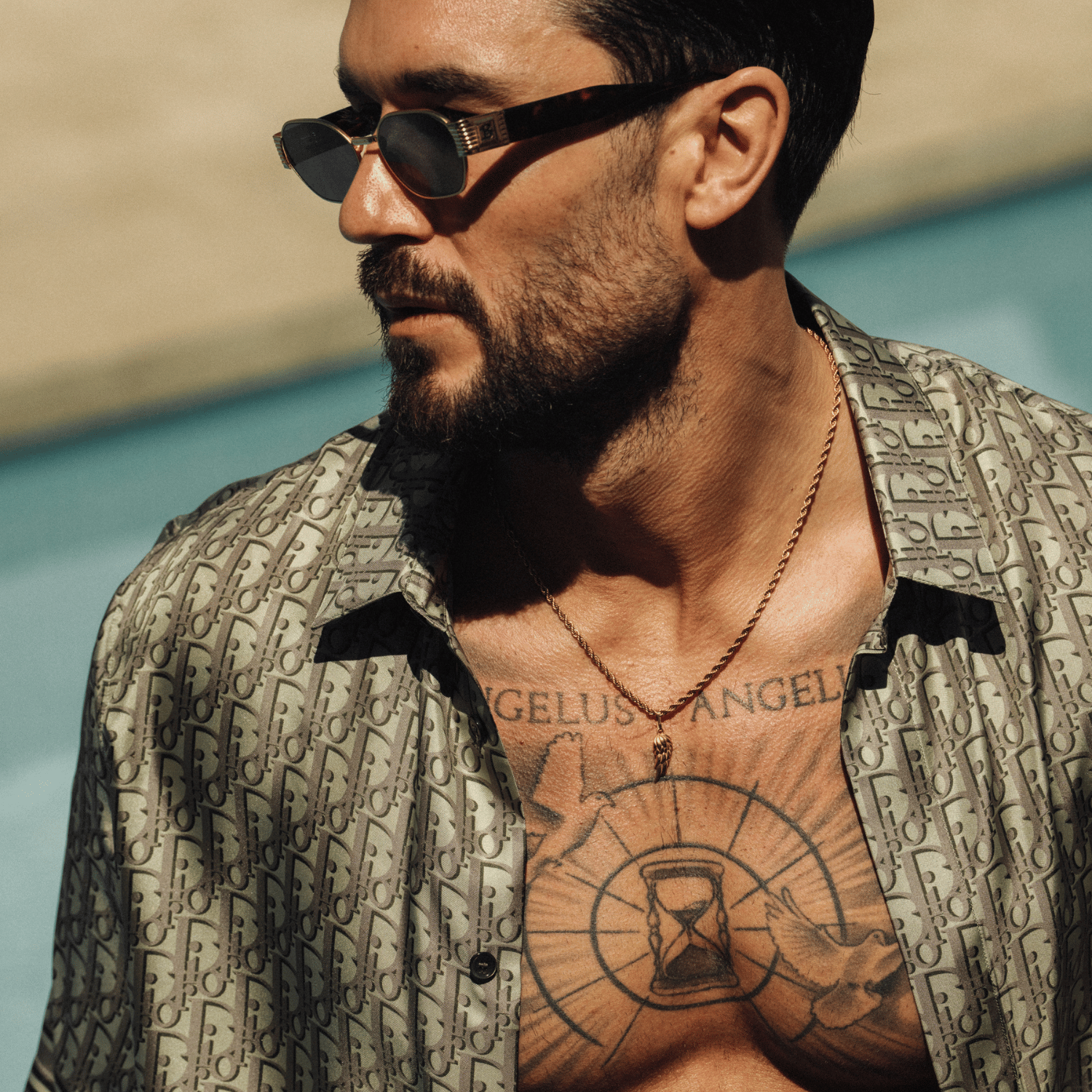 14K Gold Wing Pendant Necklace