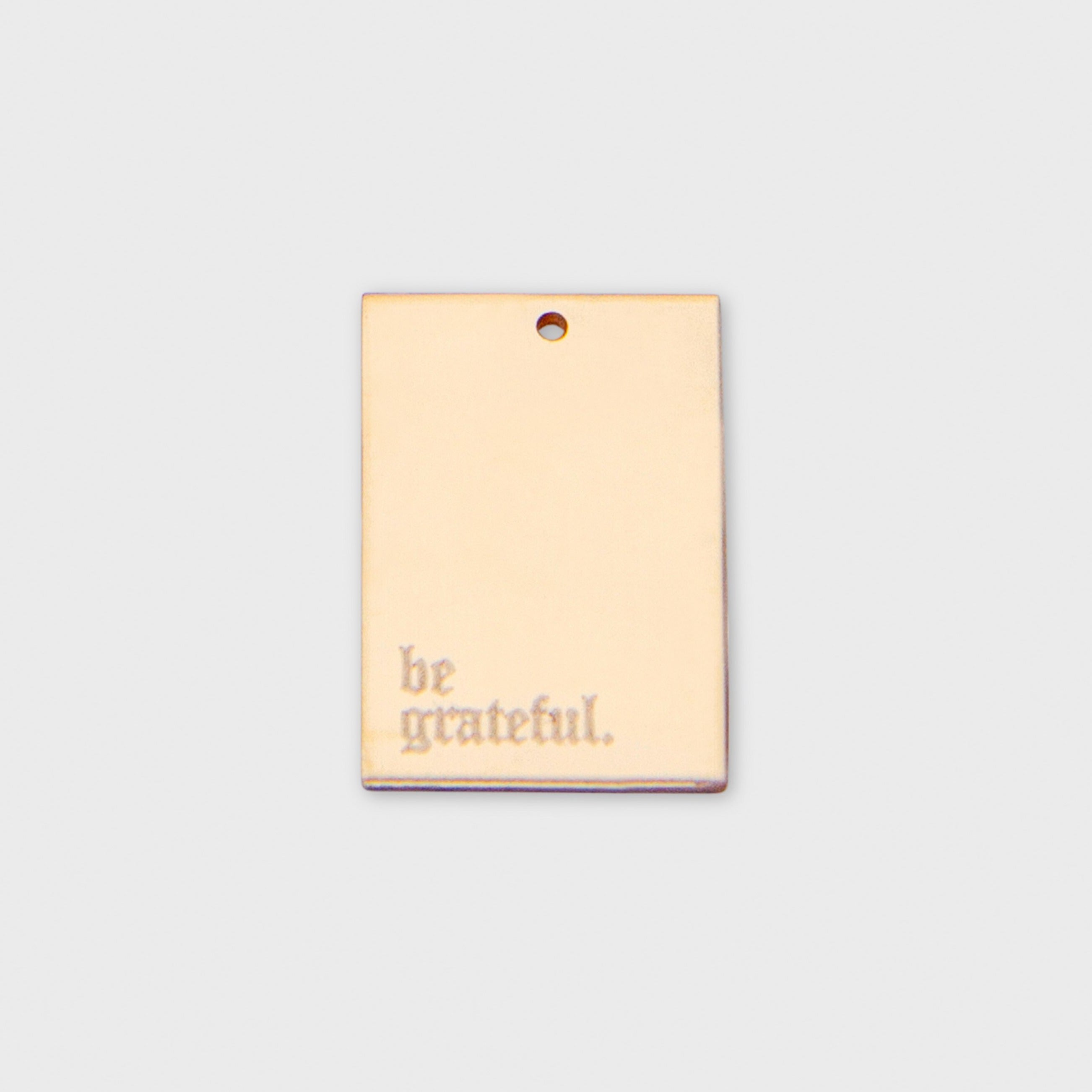 be grateful dog tag