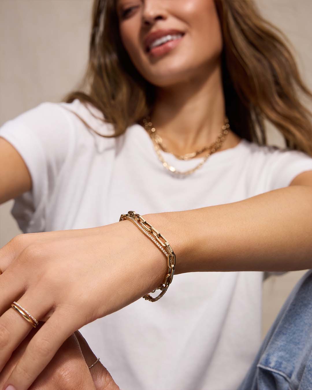 14k Gold Parker Luxe Bracelet