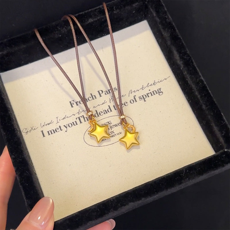 14K Gold Magic Star  Necklace