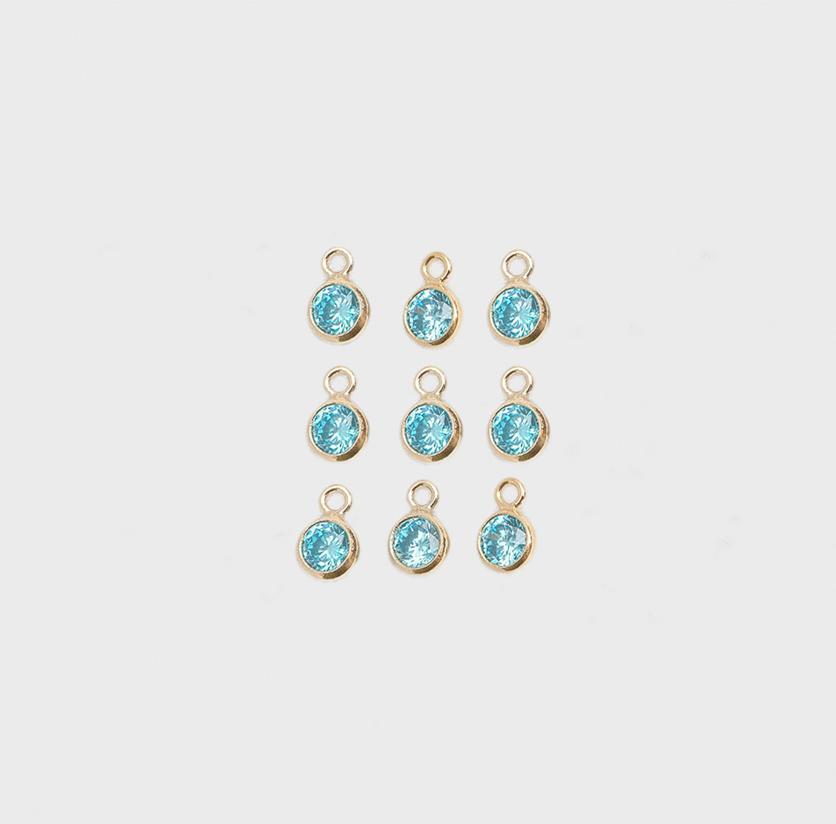 14k december birthstone