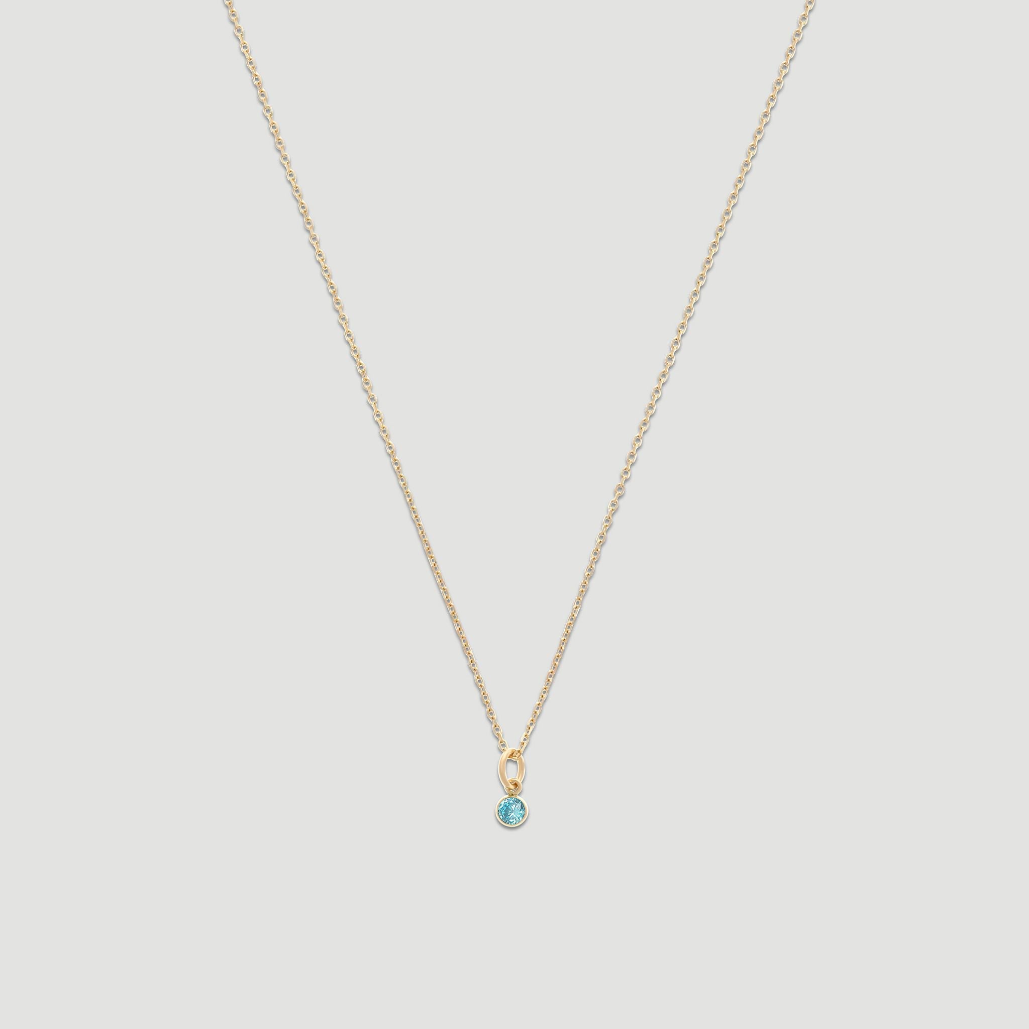 14k birthstone necklace (all 12 months)