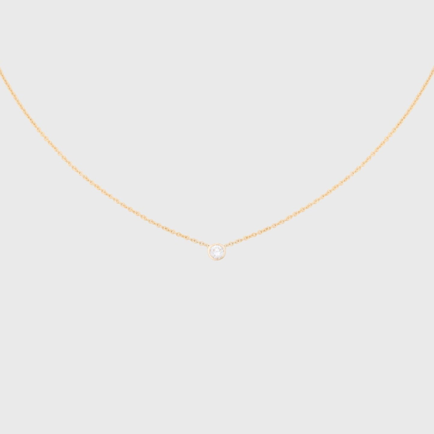 14k berkeley diamond necklace