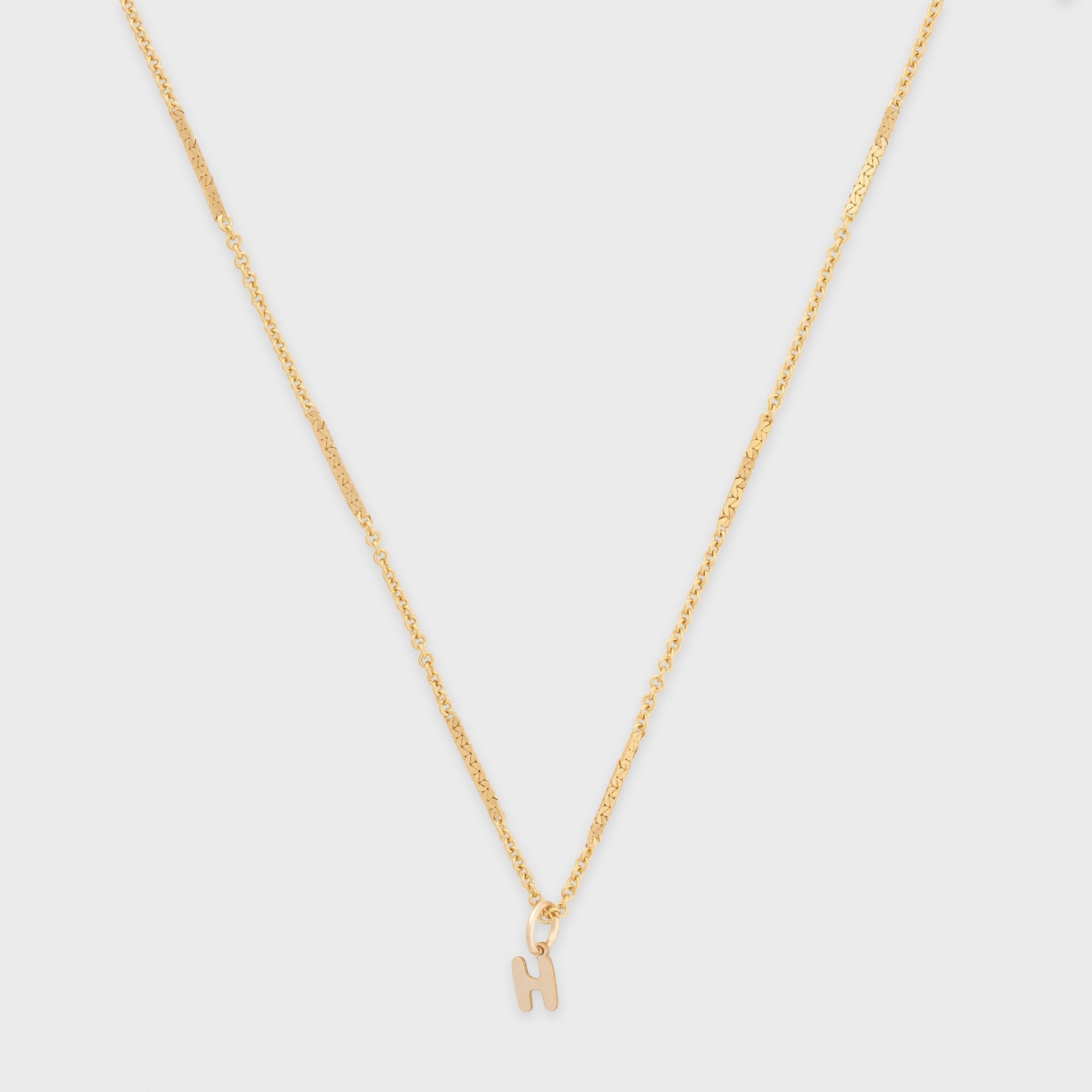 cute initial necklace