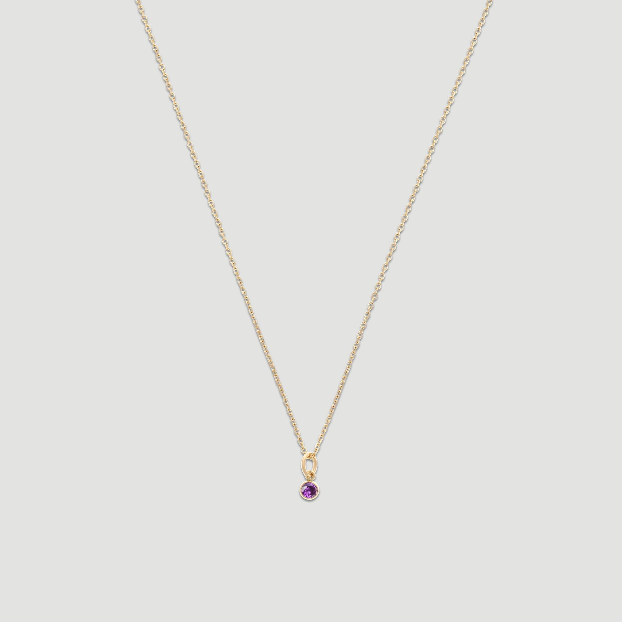 14k birthstone necklace (all 12 months)