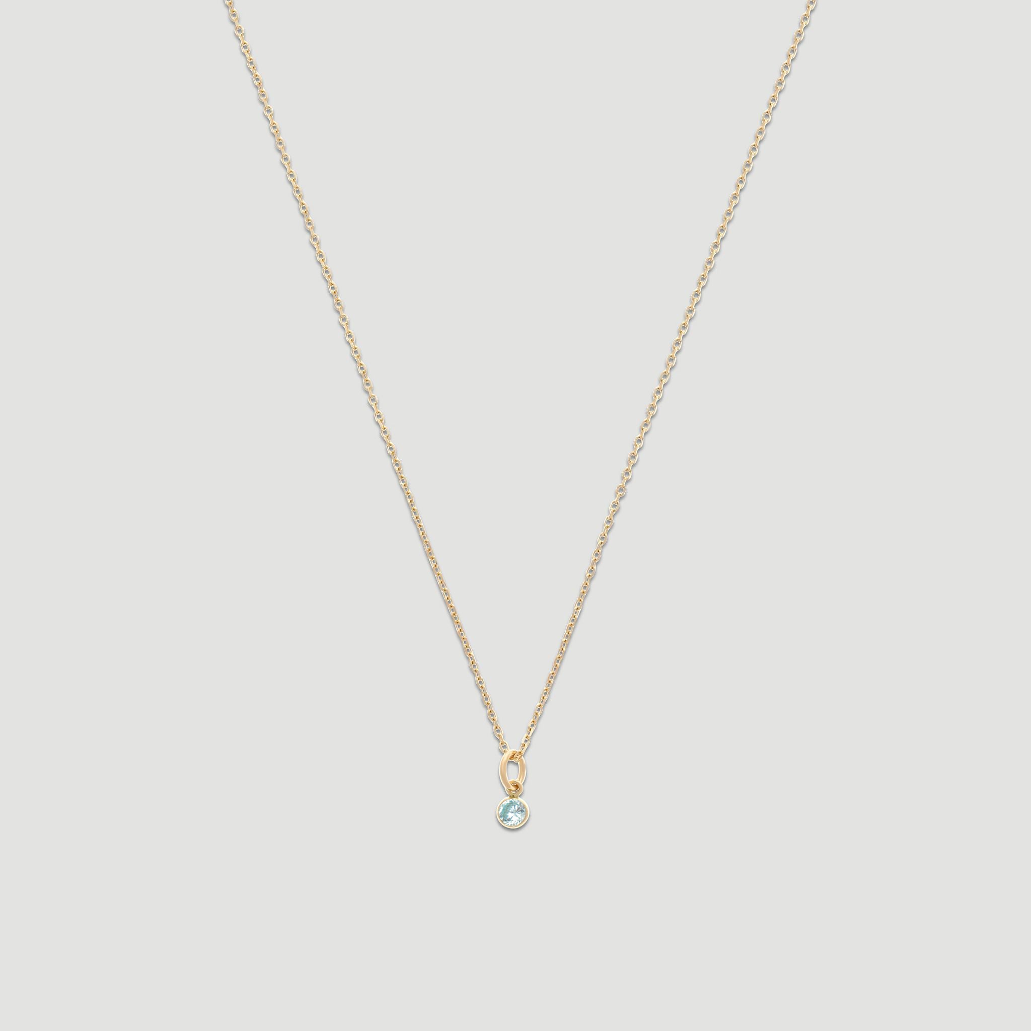 14k birthstone necklace (all 12 months)