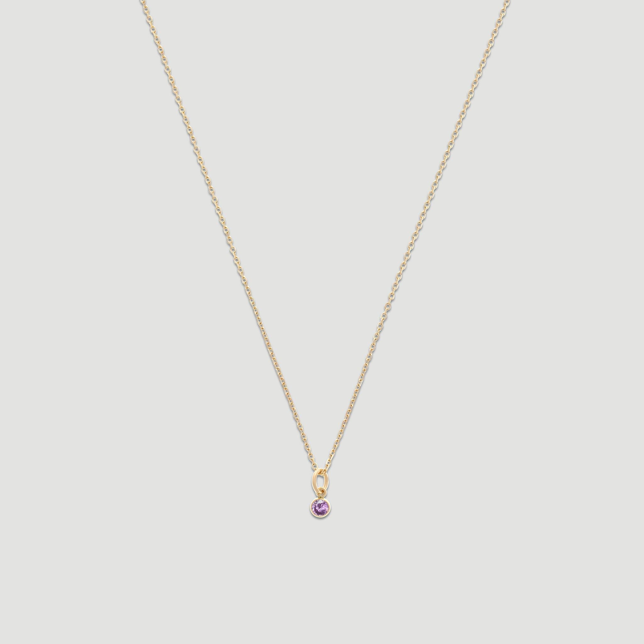 14k birthstone necklace (all 12 months)