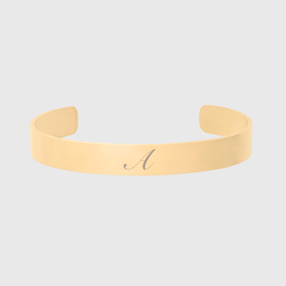 the signature initial cuff