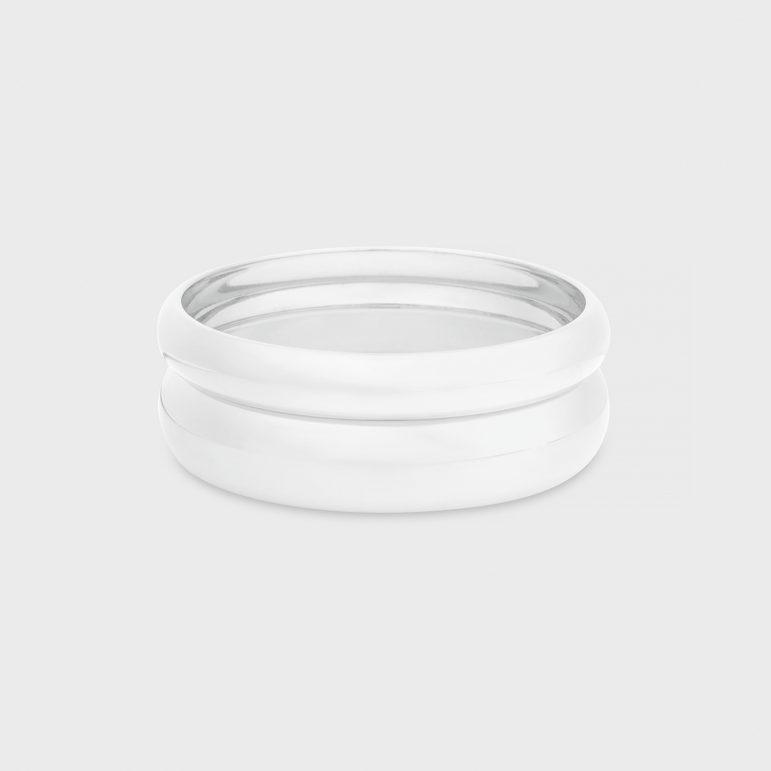 statement bangle double stack (10+15mm)
