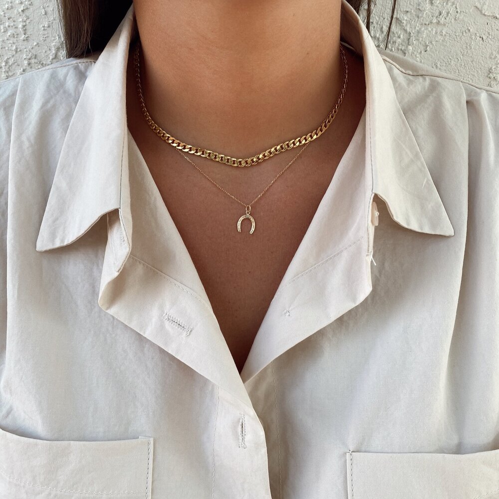 14k lucky necklace