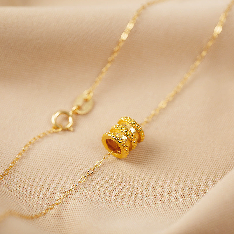14K Gold Wheel of Love Necklace
