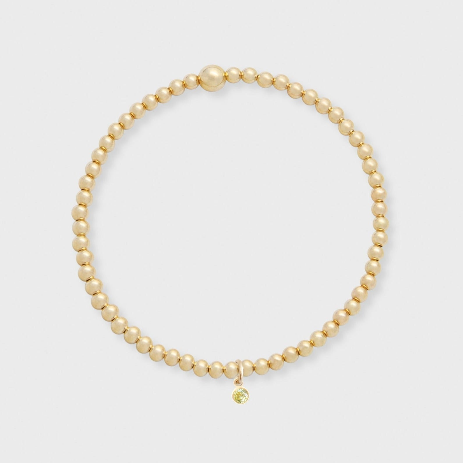 birthstone juno bracelet (3mm)