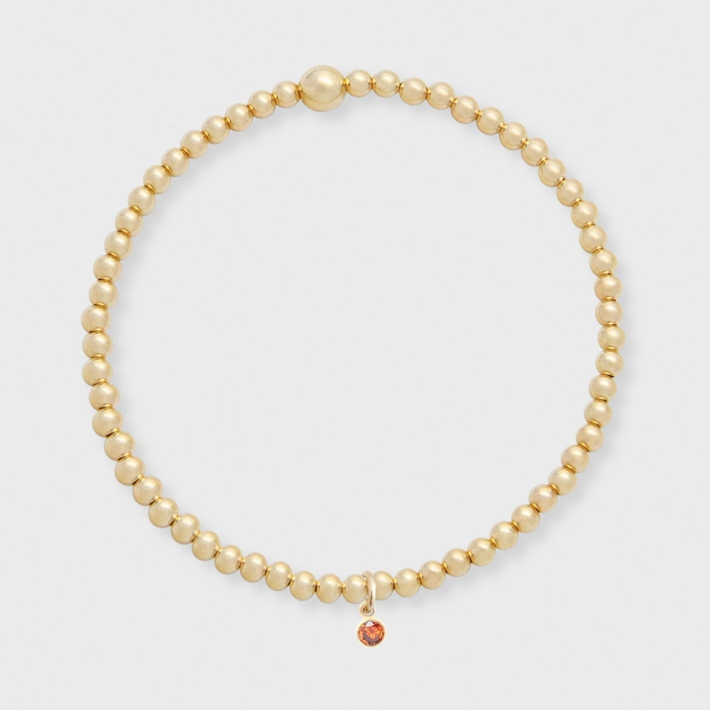 birthstone juno bracelet (3mm)
