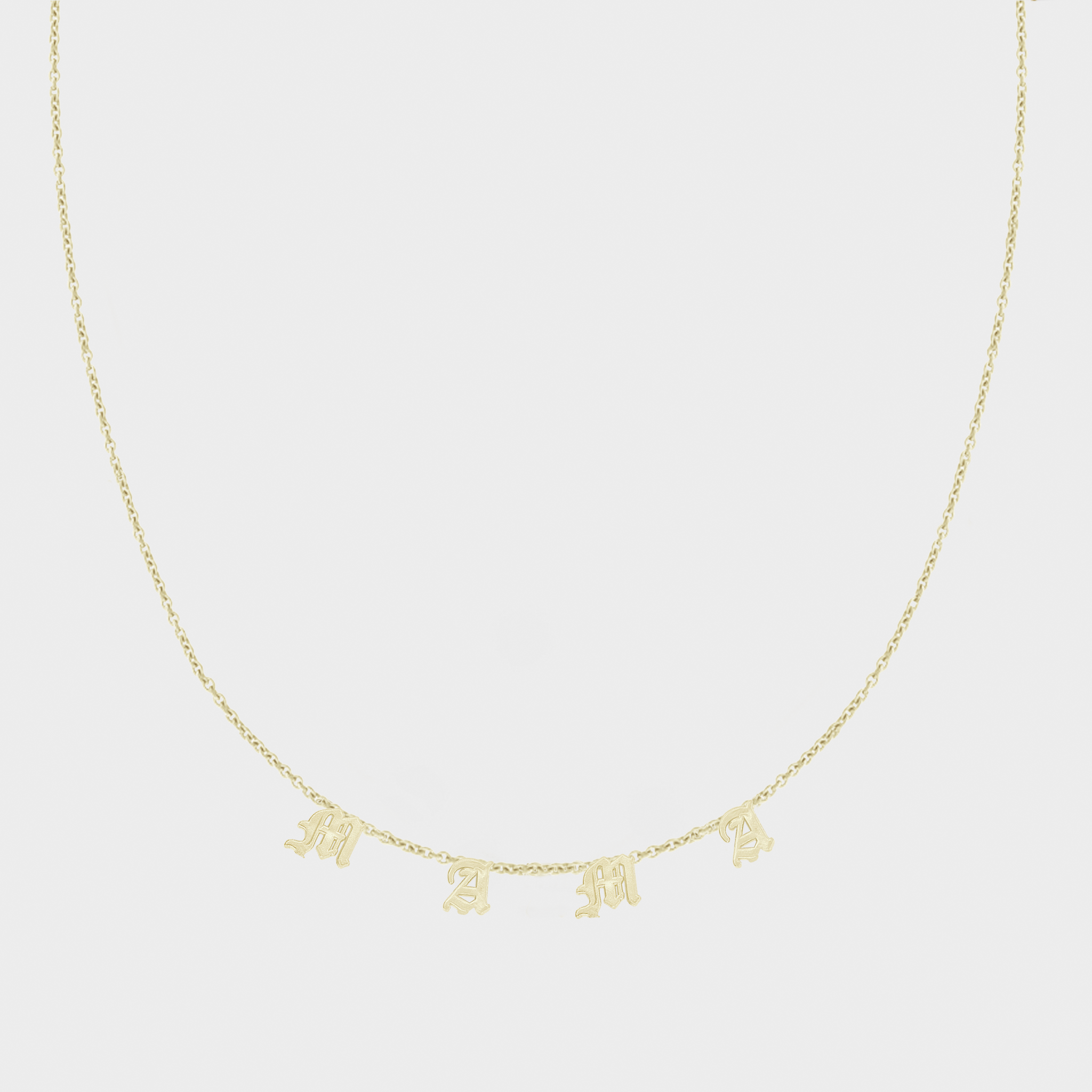 14k mama necklace