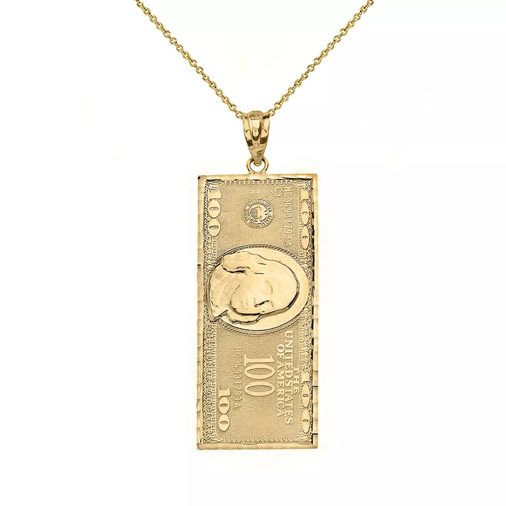 10K Gold Benjamin Franklin Charm
